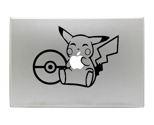 pikachu macbook sticker
