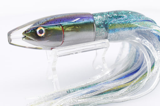 JB Signature Lures Deadly Blue-Green-Gold Large Barrel Bomb 12 10.5oz — GZ  Lures Big Game Supply