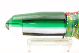 Moyes Lures Mirrored Green Back Sicario Bullet 8" 6oz Skirted