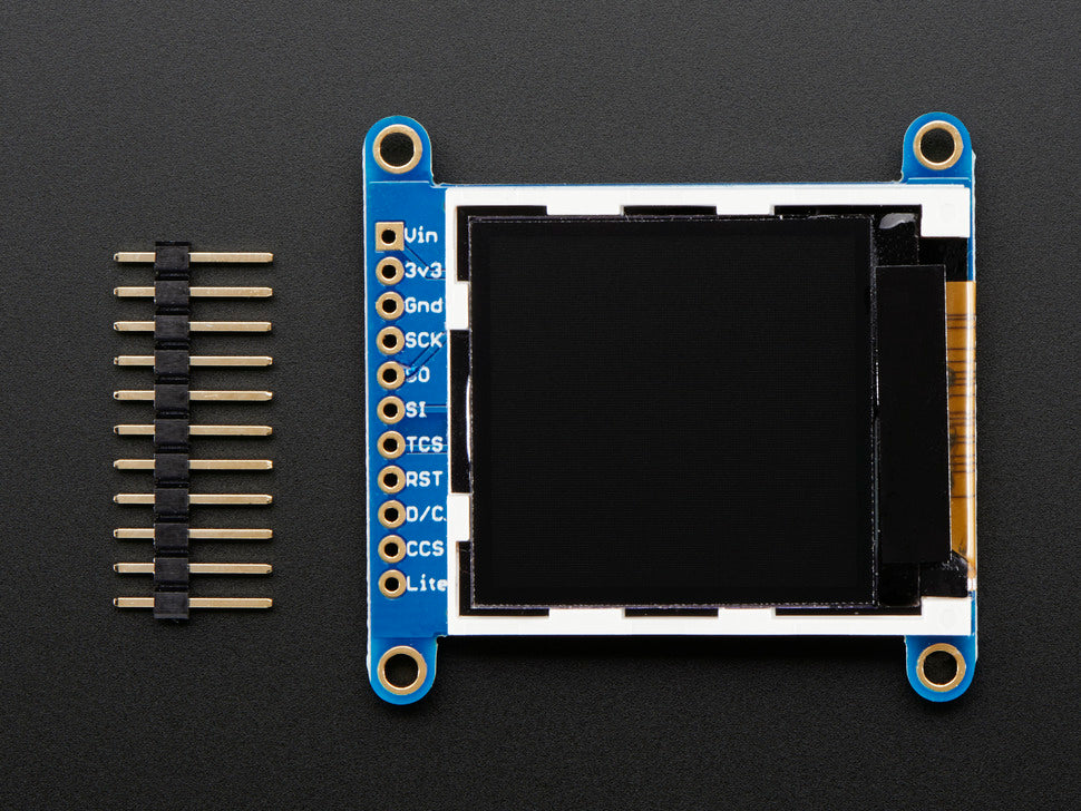 Adafruit 144 Color Tft Lcd Display With Microsd Card Breakout St77 Pi Supply 7940