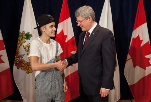 Justin Bieber and Stepher haper - bieber overalls