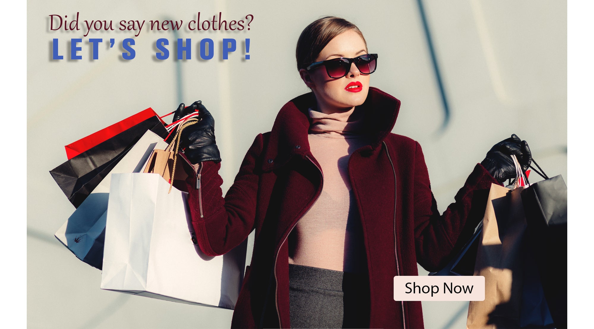 shopping women's clothes