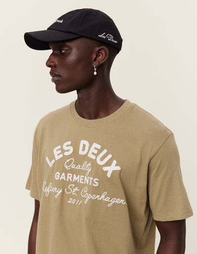 Les Deux MEN Barry T-Shirt T-Shirt 550550-Surplus Green