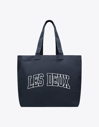 Les Deux MEN Blake Tote Bag Bags 460215-Dark Navy/Ivory