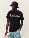 Les Deux MEN Charles T-Shirt T-Shirt 100201-Black/White