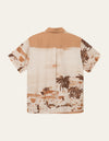 Les Deux MEN Coastal AOP SS Shirt Shirt 738738-Terracotta