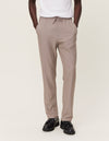 Les Deux MEN Como Tapered Drawstring Pants - Seasonal Pants 857857-Walnut Melange