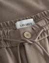 Les Deux MEN Como Tapered Drawstring Pants - Seasonal Pants 857857-Walnut Melange