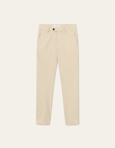 Les Deux MEN Como Twill Suit pants Pants 847847-Light Desert Sand Melange