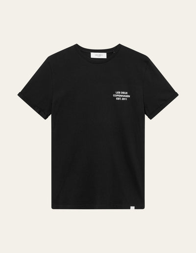 Les Deux MEN Copenhagen 2011 T-Shirt T-Shirt 100201-Black/White
