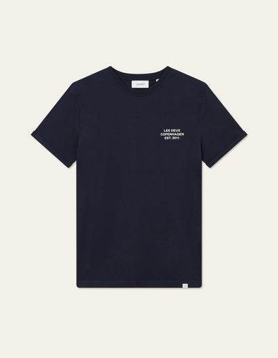 Les Deux MEN Copenhagen 2011 T-Shirt T-Shirt 460218-Dark Navy/Light Ivory