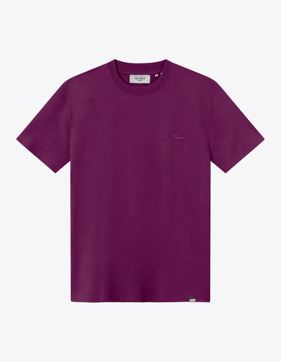 Les Deux MEN Crew T-Shirt T-Shirt 627627-Dark Purple