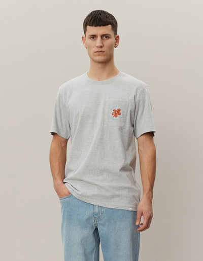 Les Deux MEN Duality T-Shirt T-Shirt 310310-Light Grey Melange