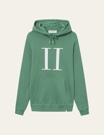 Les Deux MEN Encore Hoodie Hoodie 552201-Dark Ivy Green/White