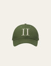 Les Deux MEN Encore Organic Baseball Cap Cap 552215-Dark Ivy Green/Ivory