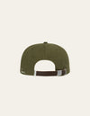 Les Deux MEN Felipe Brushed Suede Cap Cap 522844-Olive Night/Coffee Brown