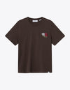 Les Deux MEN Felipe T-Shirt T-Shirt 844844-Coffee Brown