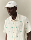 Les Deux MEN Ira SS Shirt Shirt 215565-Ivory/Vintage Green