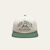 Les Deux MEN Ivy League Cap Cap 215567-Ivory/Grass Green