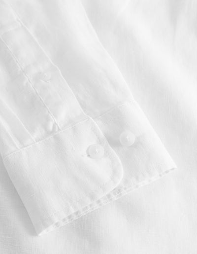 Les Deux MEN Kristian Linen B.D. Shirt Shirt 201201-White