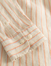 Les Deux MEN Kristian Linen B.D. Shirt Shirt 215613-Ivory/Baked Papaya