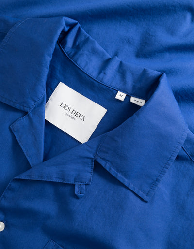 Les Deux MEN Lawson 2.0 Poplin Shirt Shirt 480480-Surf Blue