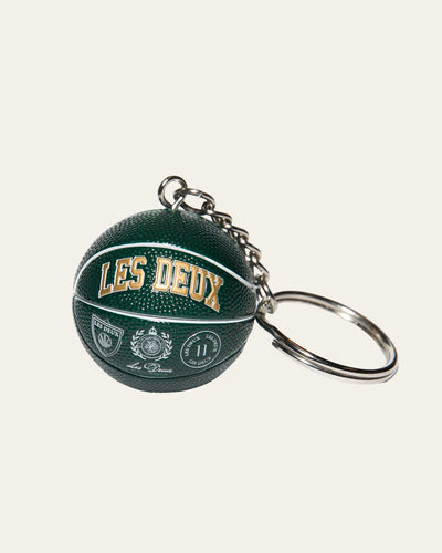 Les Deux MEN Les Deux Basketball Keychain POS 555740-Forest Green/Mustard Yellow