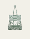 Les Deux MEN Les Deux Paisley Tote Bag POS 550201-Surplus Green/White