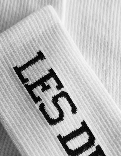 Les Deux MEN Les Deux Vertigo 2-Pack Rib Socks Underwear and socks 201100-White/Black