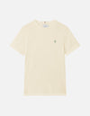 Les Deux MEN Nørregaard T-Shirt Online T-Shirt 215546-Ivory/Pine Green