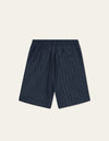 Les Deux MEN Otto Linen Shorts Shorts 460215-Dark Navy/Ivory