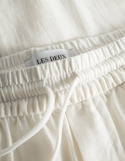 Les Deux MEN Patrick Linen Pants Pants 201201-White