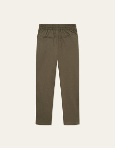 Les Deux MEN Patrick Linen Pants Pants 558558-Bungee Cord