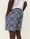 Les Deux MEN Stan AOP Swim Shorts 2.0 Swimshorts 218460-Light Ivory/Dark Navy