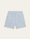 Les Deux MEN Stan Stripe Seersucker Swim Shorts Swimshorts 466218-Summer Sky/Light Ivory