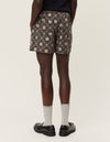 Les Deux MEN Tapestry Shorts Shorts 100550-Black/Surplus Green