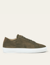 Les Deux MEN Theodor Suede Sneaker Shoes 522522-Olive Night