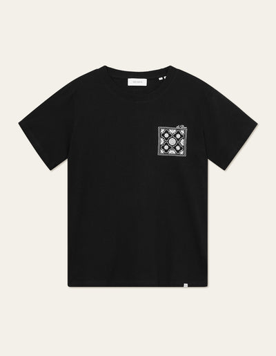 Les Deux MEN Tile T-Shirt T-Shirt 100100-Black