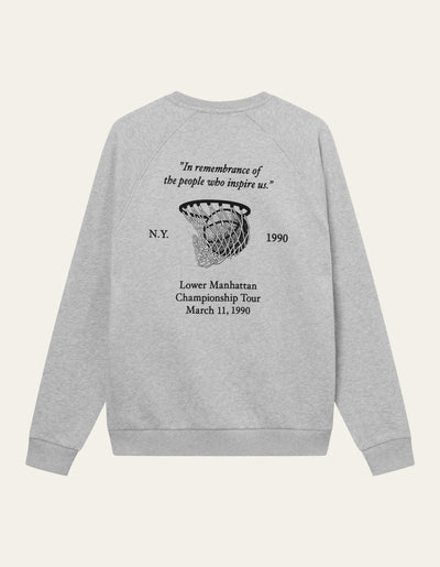 Les Deux MEN Tournament Sweatshirt Sweatshirt 230100-Snow Melange/Black