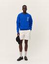 Les Deux MEN Tournament Sweatshirt Sweatshirt 480201-Surf Blue/White