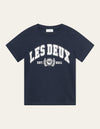 Les Deux Kids University T-Shirt Kids T-Shirt 460218-Dark Navy/Light Ivory