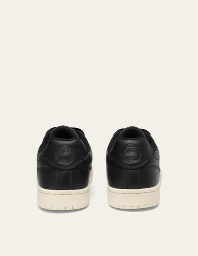 Les Deux MEN Wolfe Leather Sneaker Shoes 100100-Black