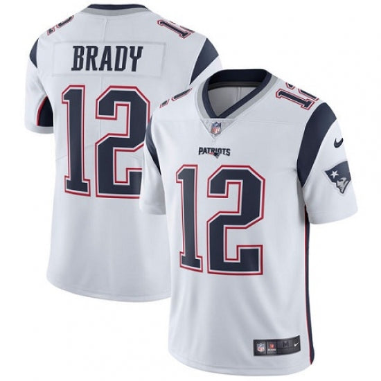 Youth New England Patriots Tom Brady Limited Player Jersey White | Fan Nation