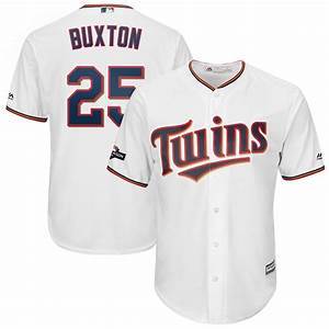 Youth Minnesota Twins Byron Buxton Majestic White Home Cool Base Player  Jersey