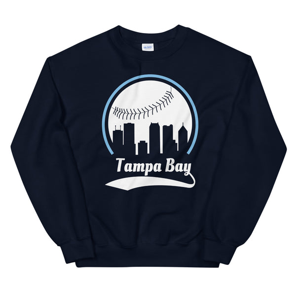 Tampa Bay Devil Rays Vintage MLB Crewneck Sweatshirt Royal / L