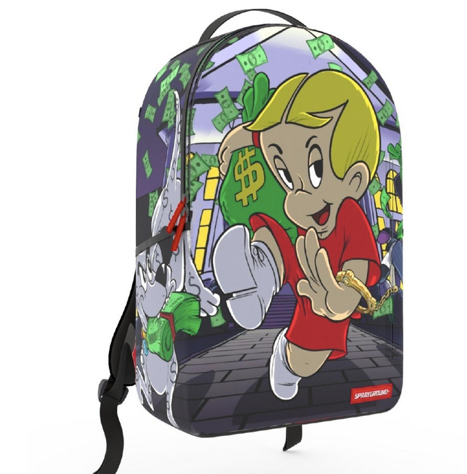 sprayground backpack richie rich