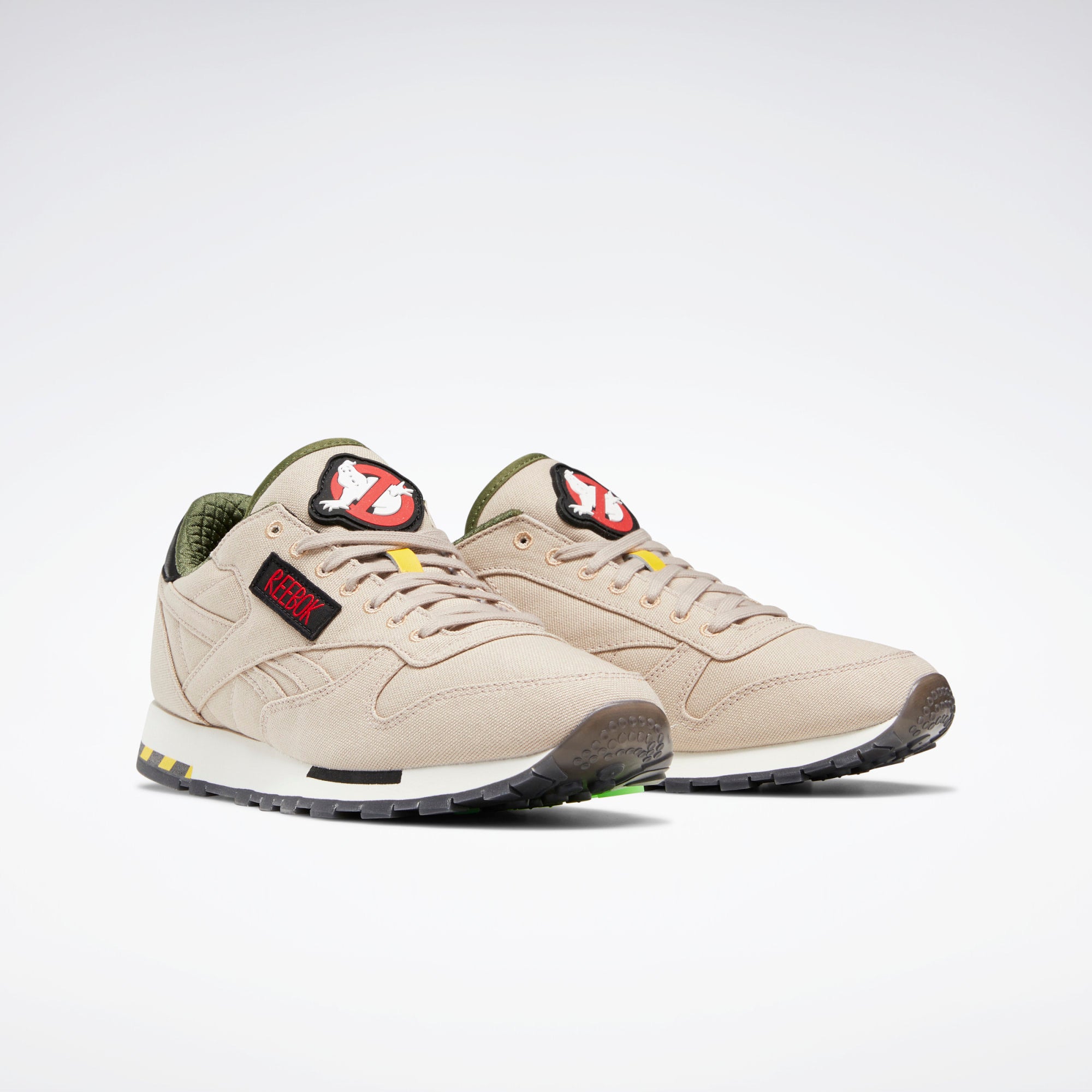 reebok leather beige