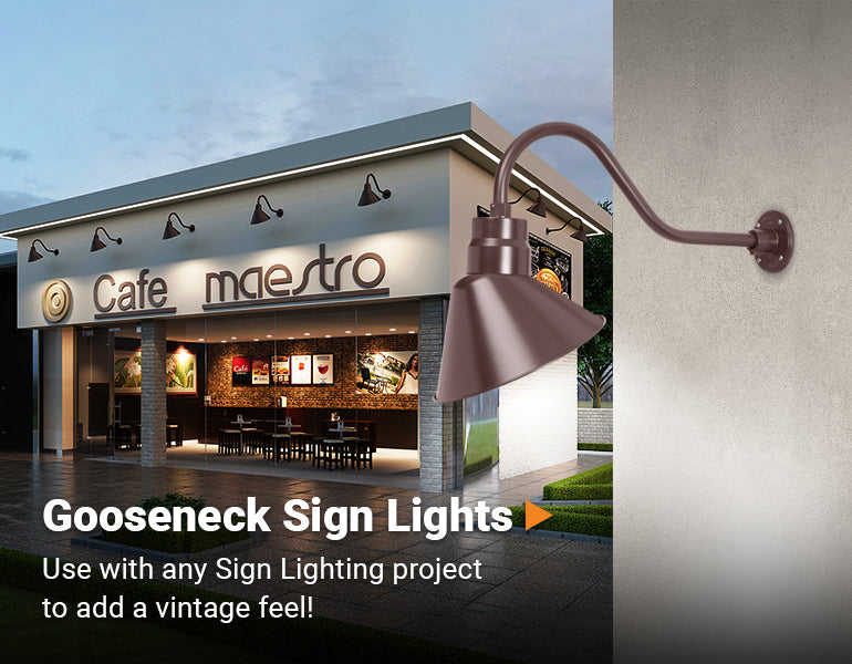 Gooseneck Sign Lights