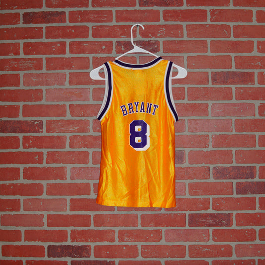 KOBE BRYANT #8 LOS ANGELES LAKERS YELLOW THROWBACK ROOKIE JERSEY - Prime  Reps