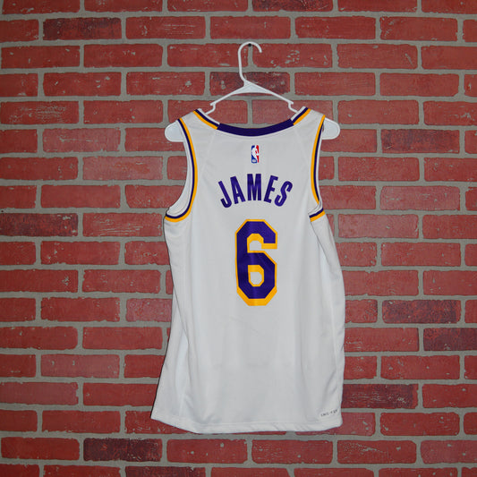 Nike LeBron James Los Angeles Lakers #6 City Edition Nike Dri-FIT
